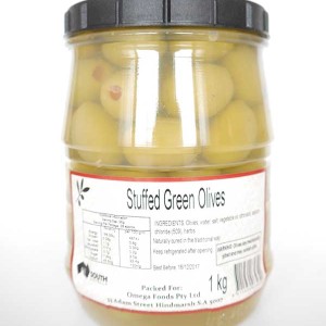 Omega Green Stuffed Olives